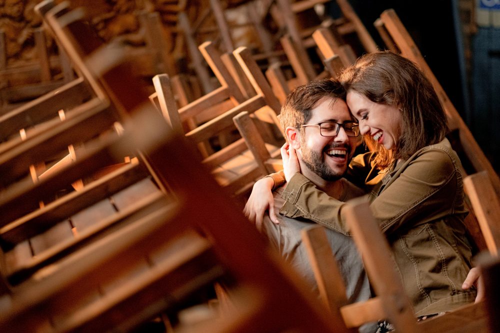 Patrícia e Wendell o velhão